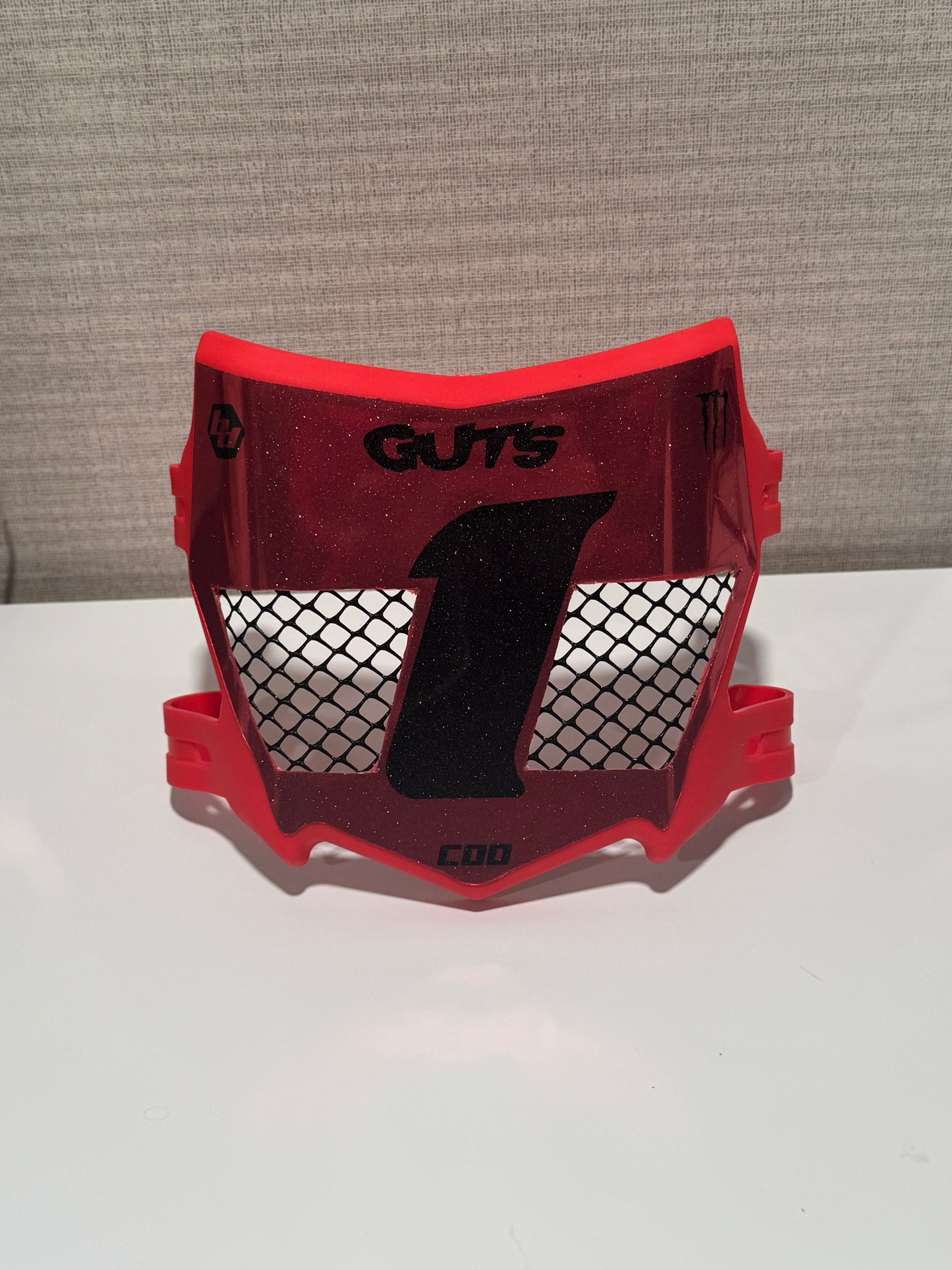 Pre Made Red Vented Plate – Gapped Moto